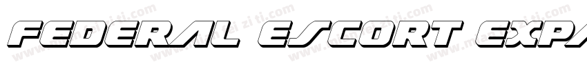 Federal Escort Expan字体转换